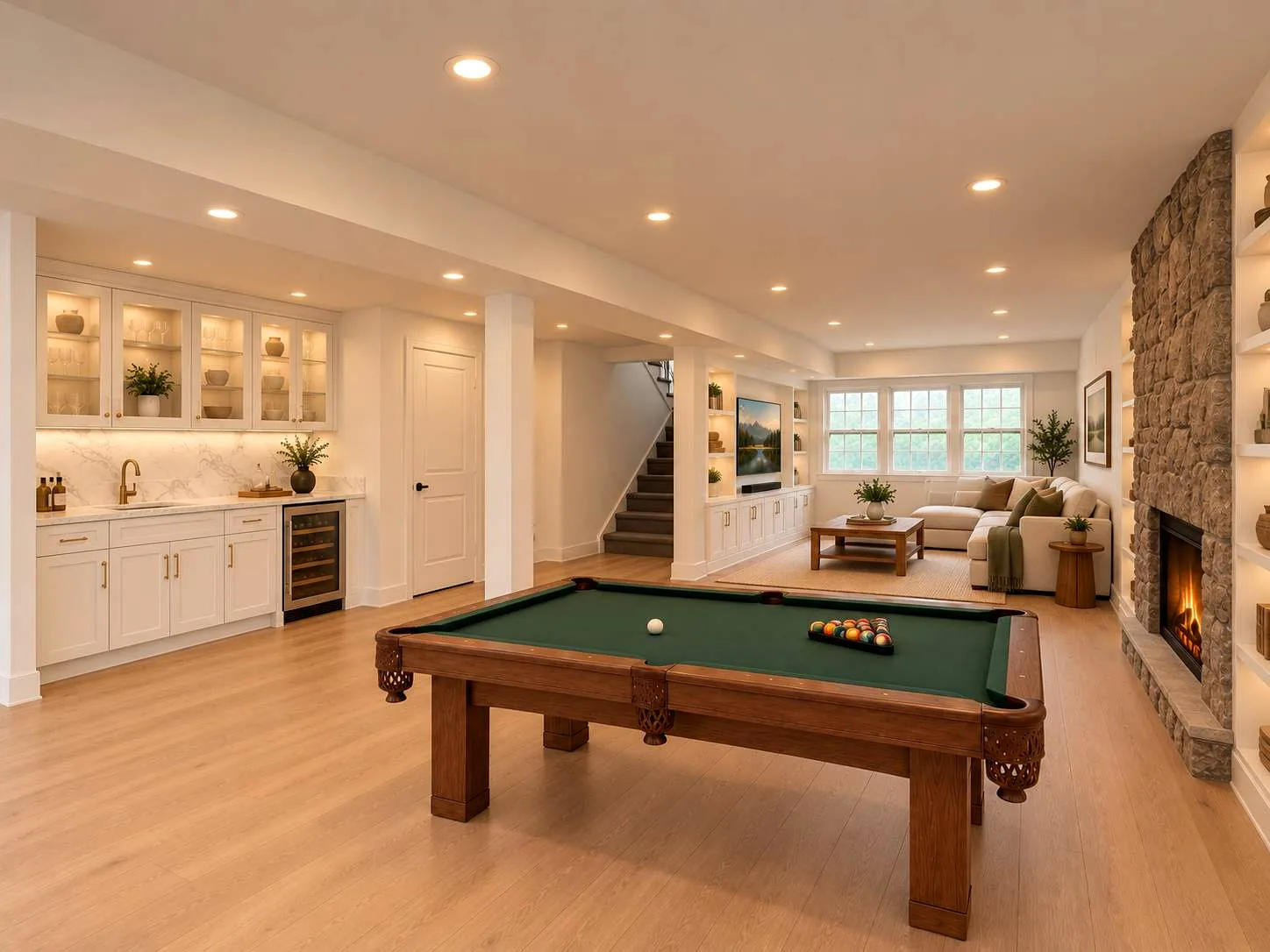 Architectural rendering of a Douglaston residence